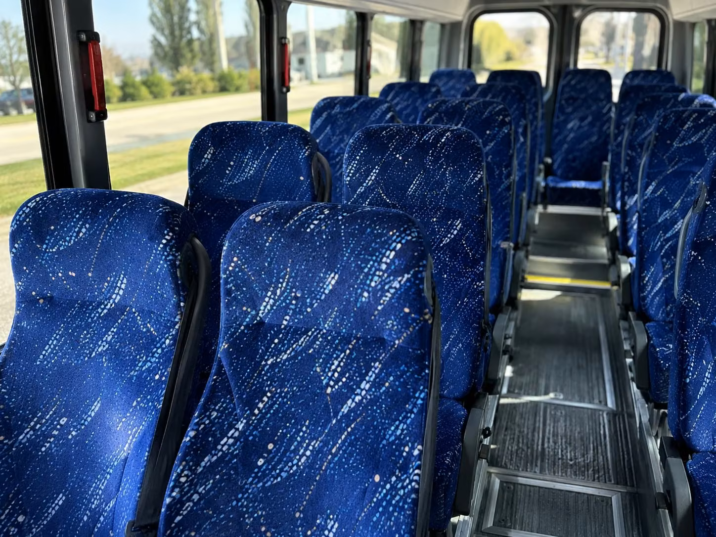 18 passenger minibus interior
