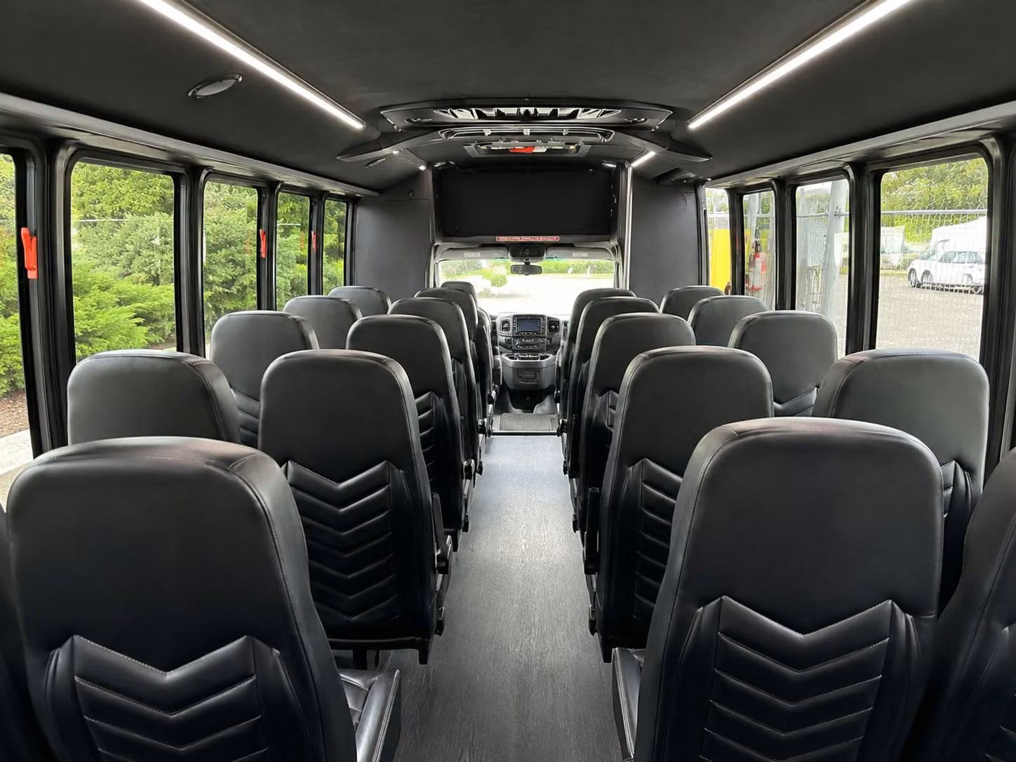 20 passenger minibus inside