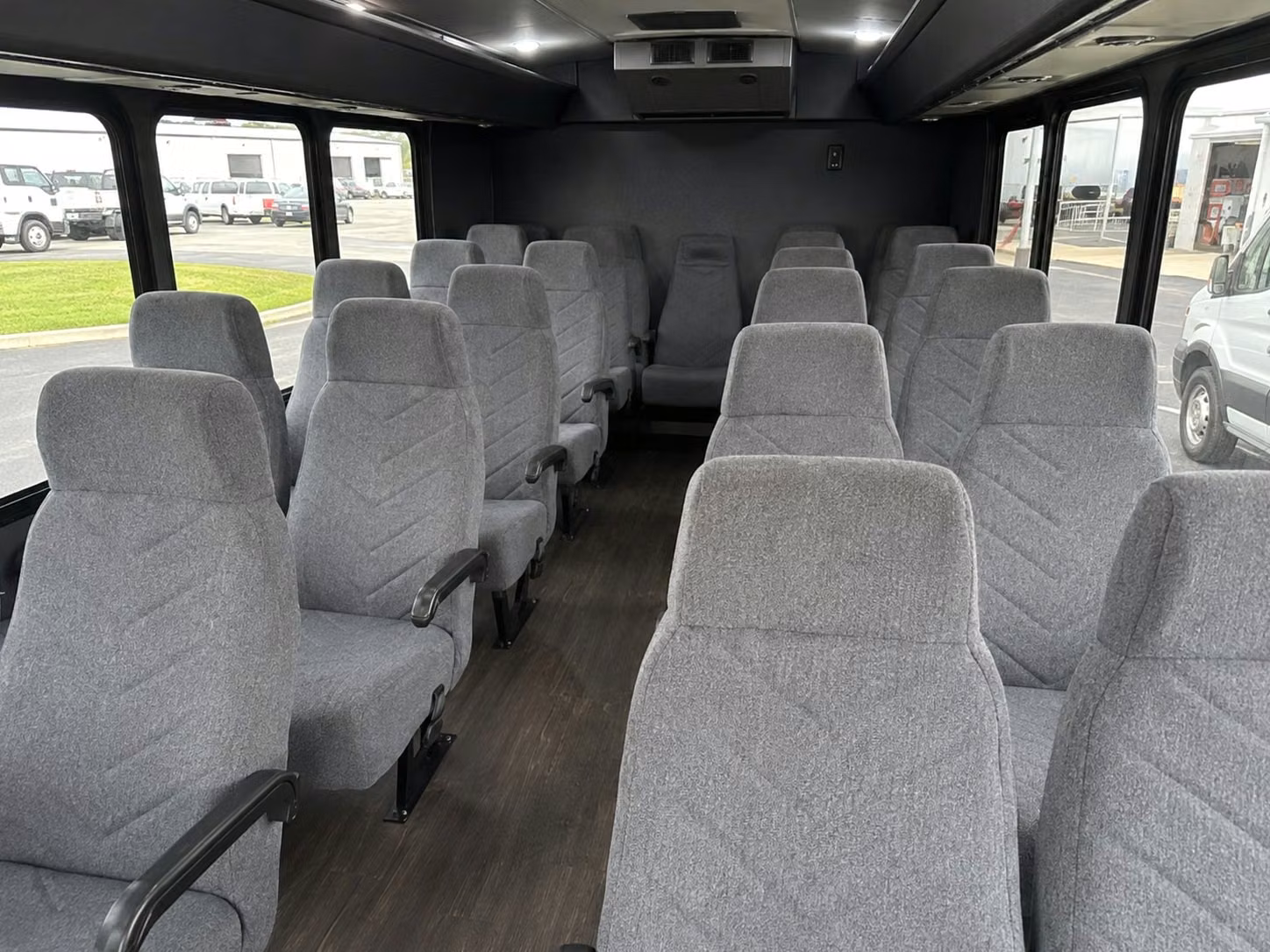 20 passenger minibus interior