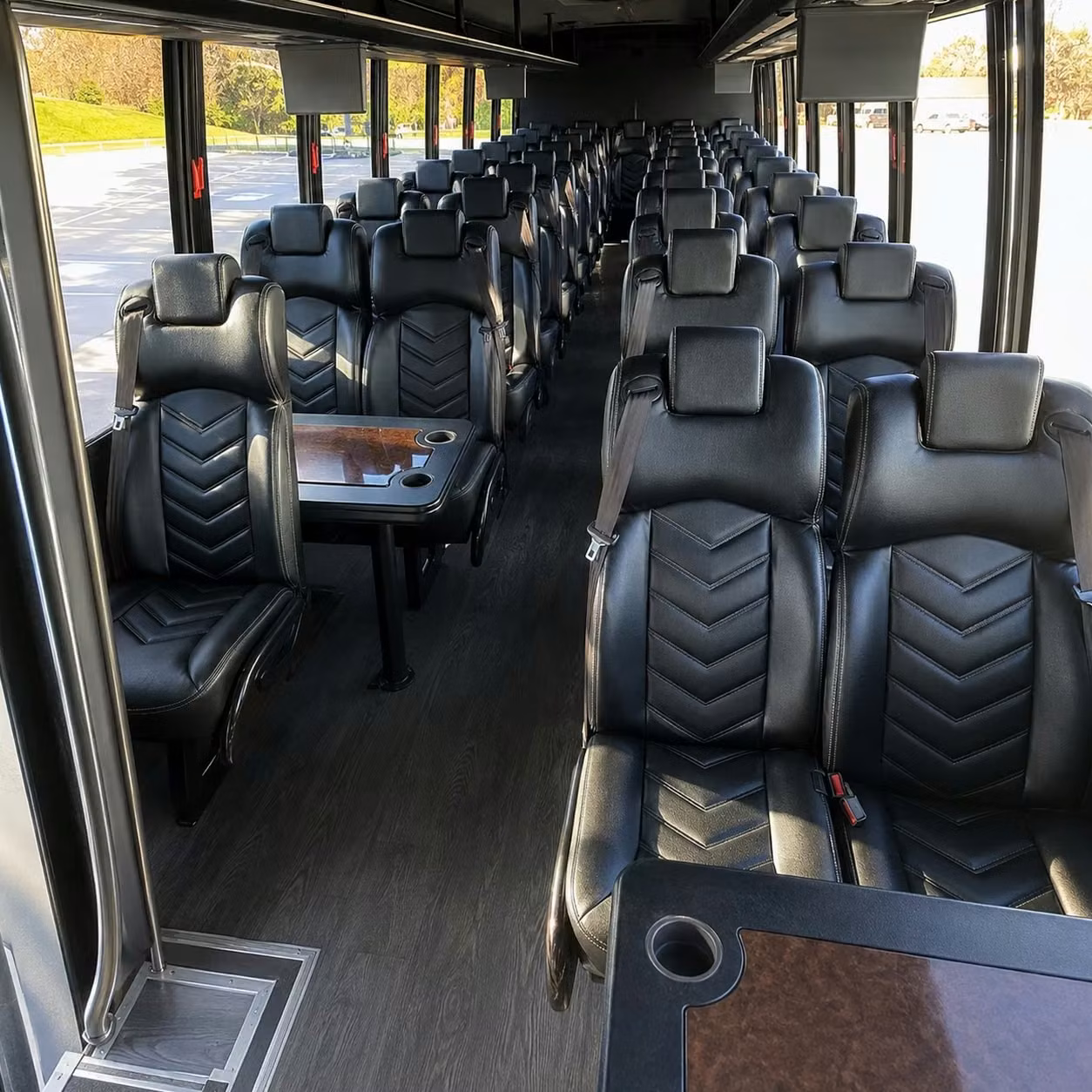 30 passenger minibus inside