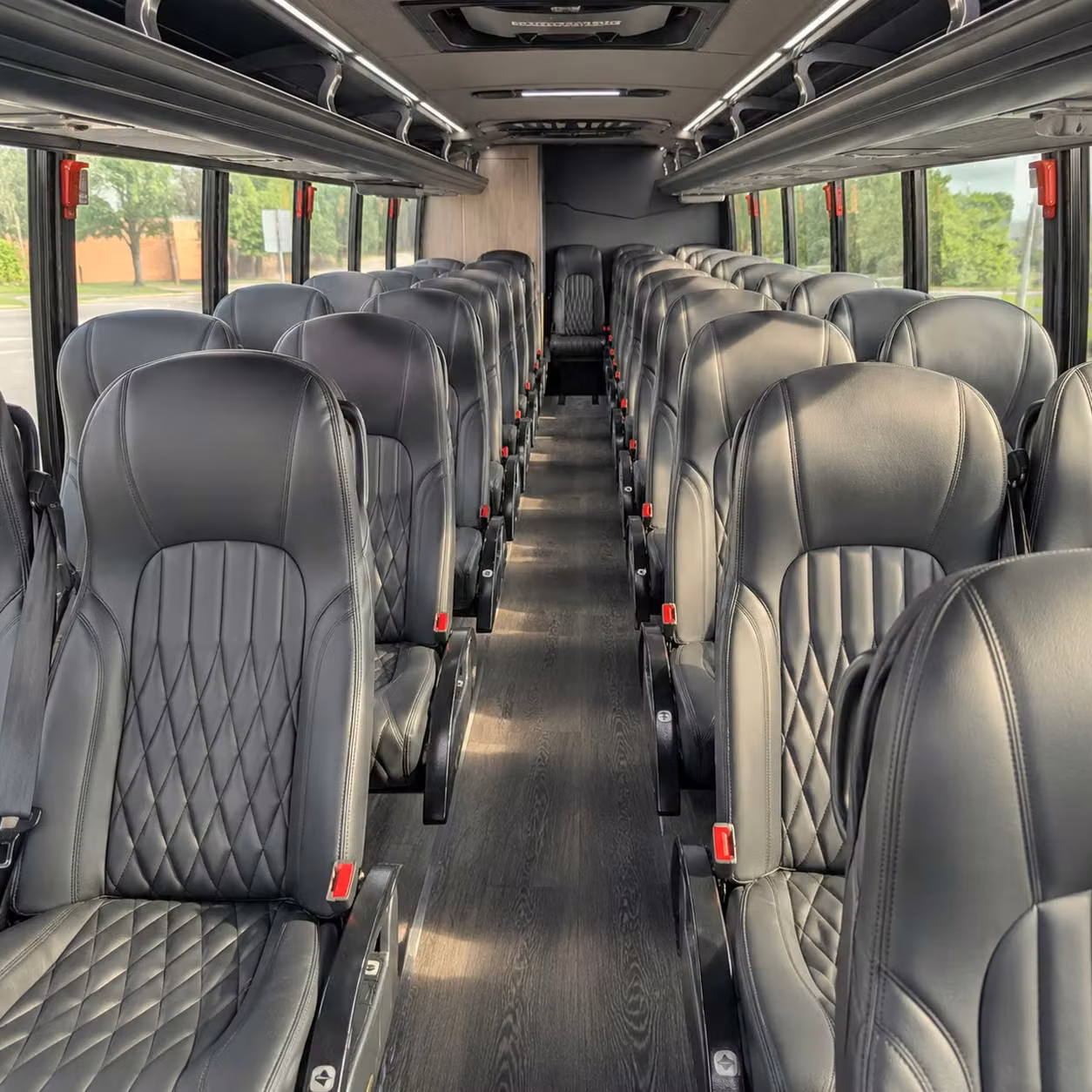 35 passenger minibus inside