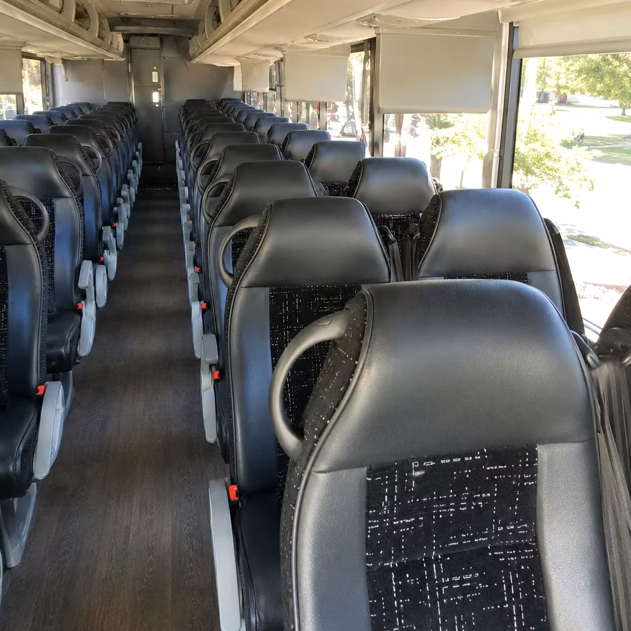 mesa charter bus inside
