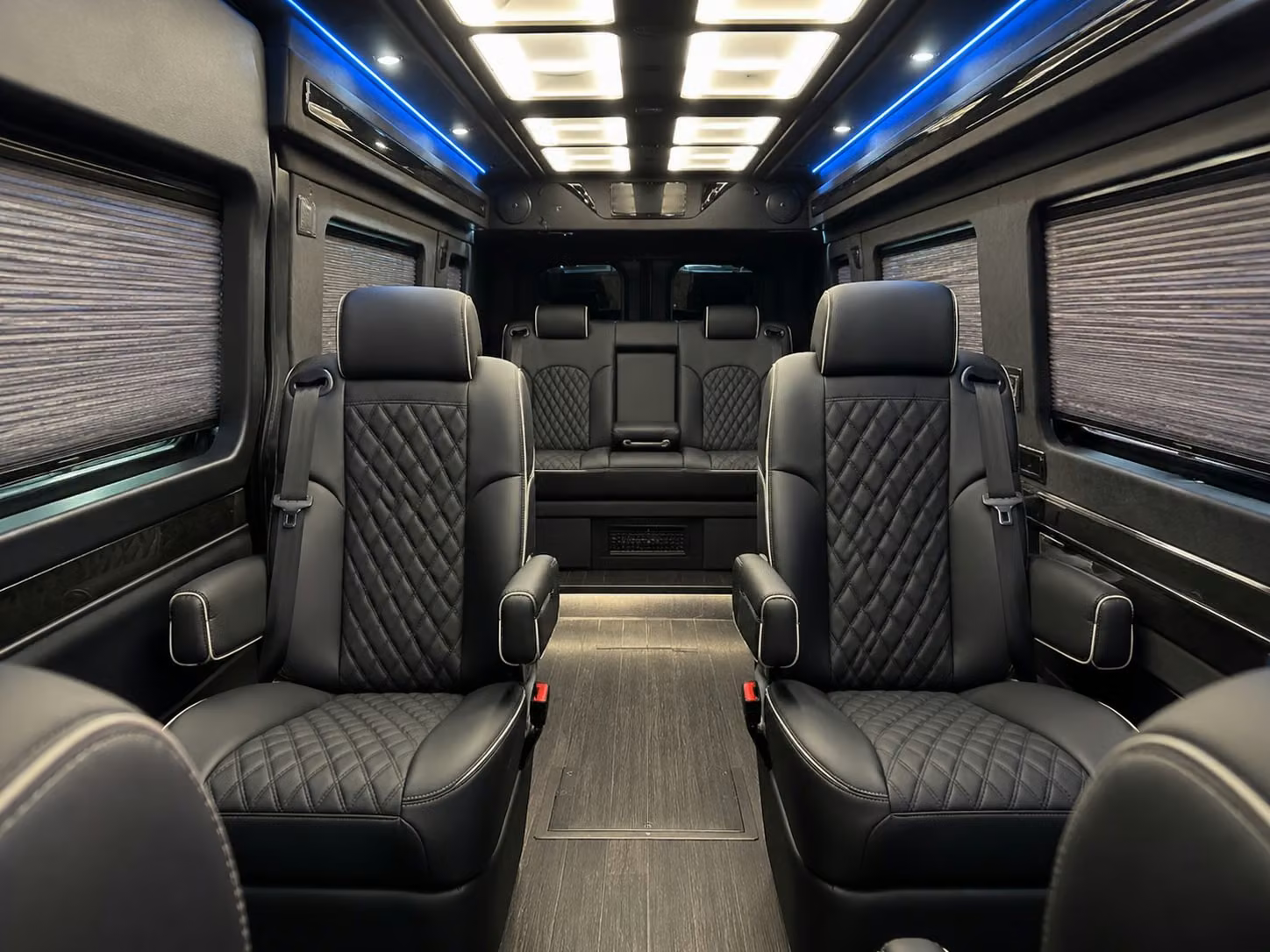 sprinter van with driver interior